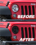 Headlight Lens Vinyl Tint Kit (2007-2018 Jeep)