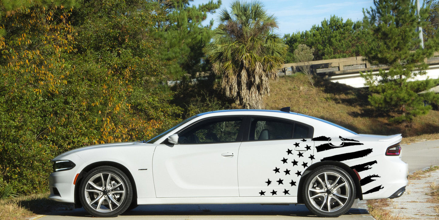 Stars & Bars Body Graphics (2015-2023 Charger)