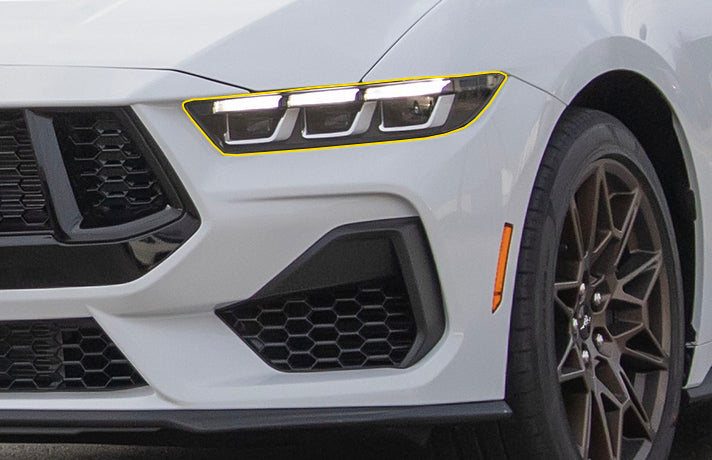 Paint Protection - Headlights (2024+ Mustang)
