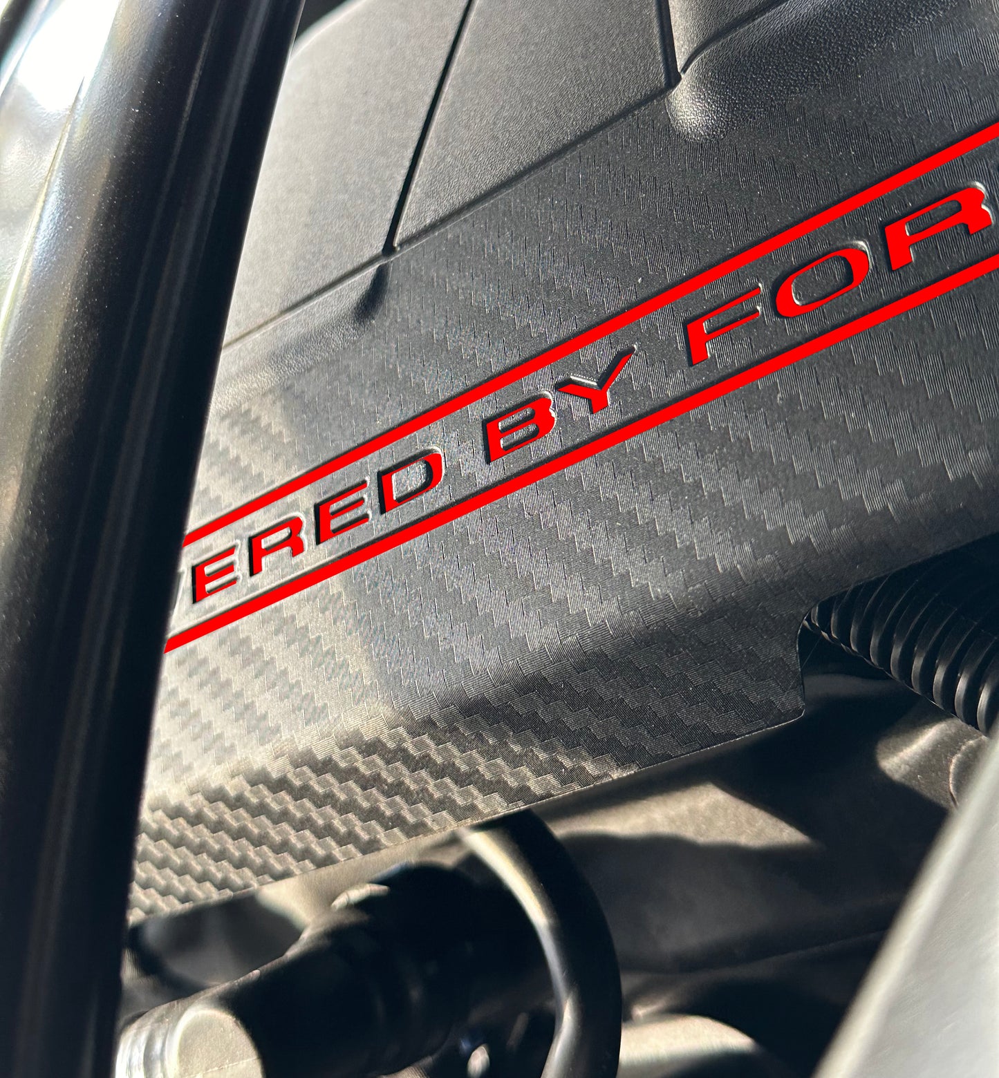 Letter Intake Cover Accents (2024+ Mustang)