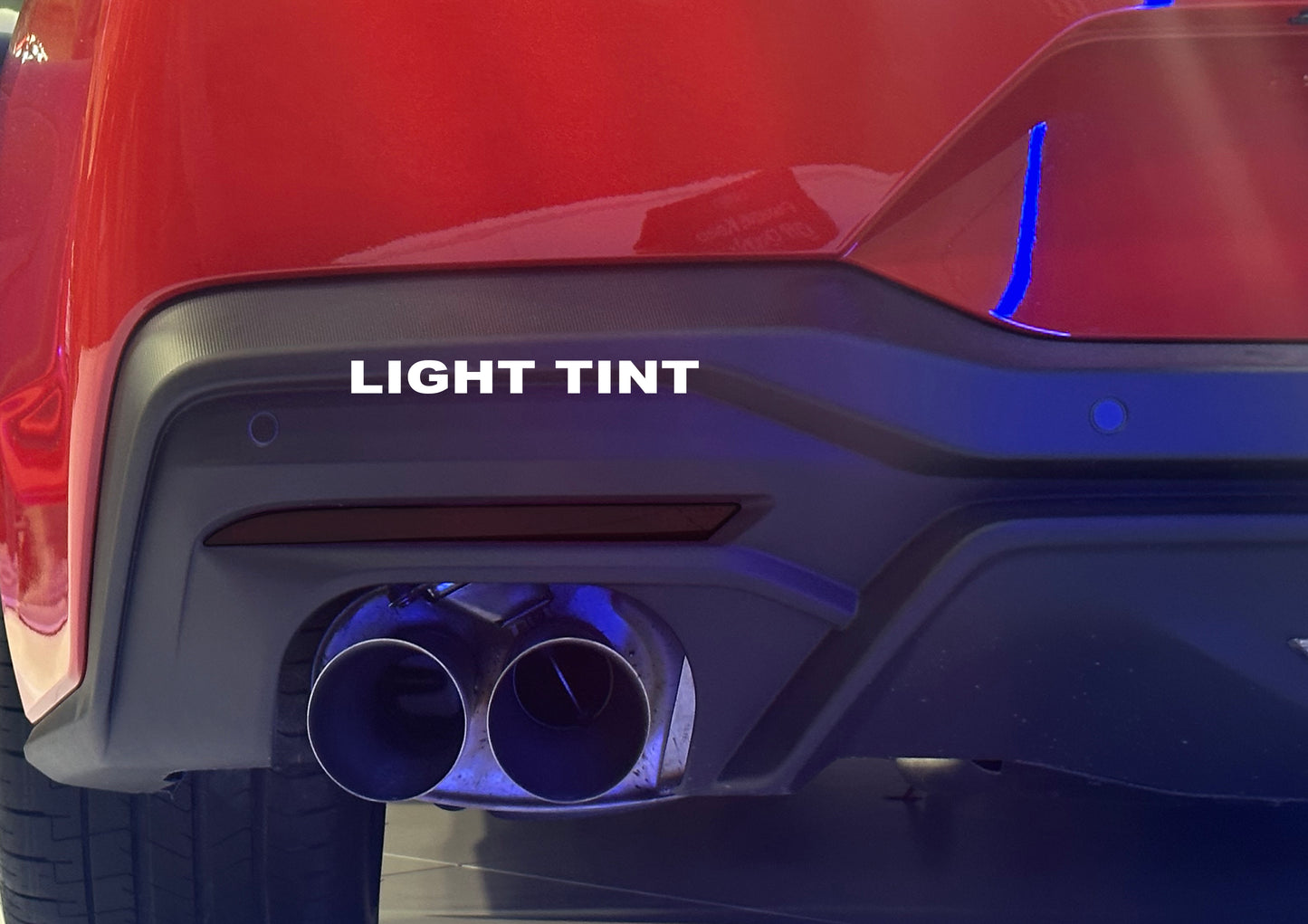 Rear Bumper Marker Lens Vinyl Tint (2024+ Mustang)