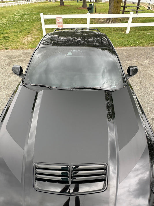 Combo Hood Graphics - Printed Accents (2024+ Mustang)