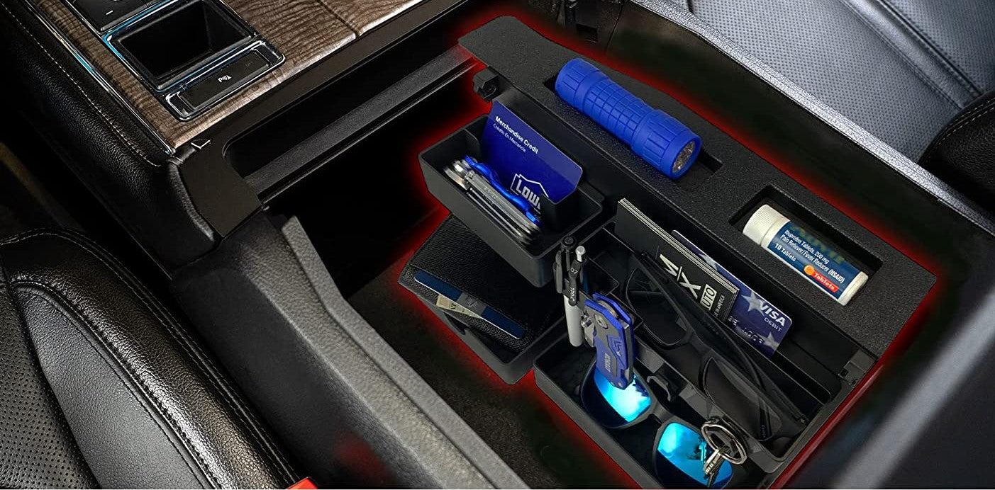 Center Console Organizer (2017-2023 Raptor/2015-2023 F-Series/2018-2023 Expedition)