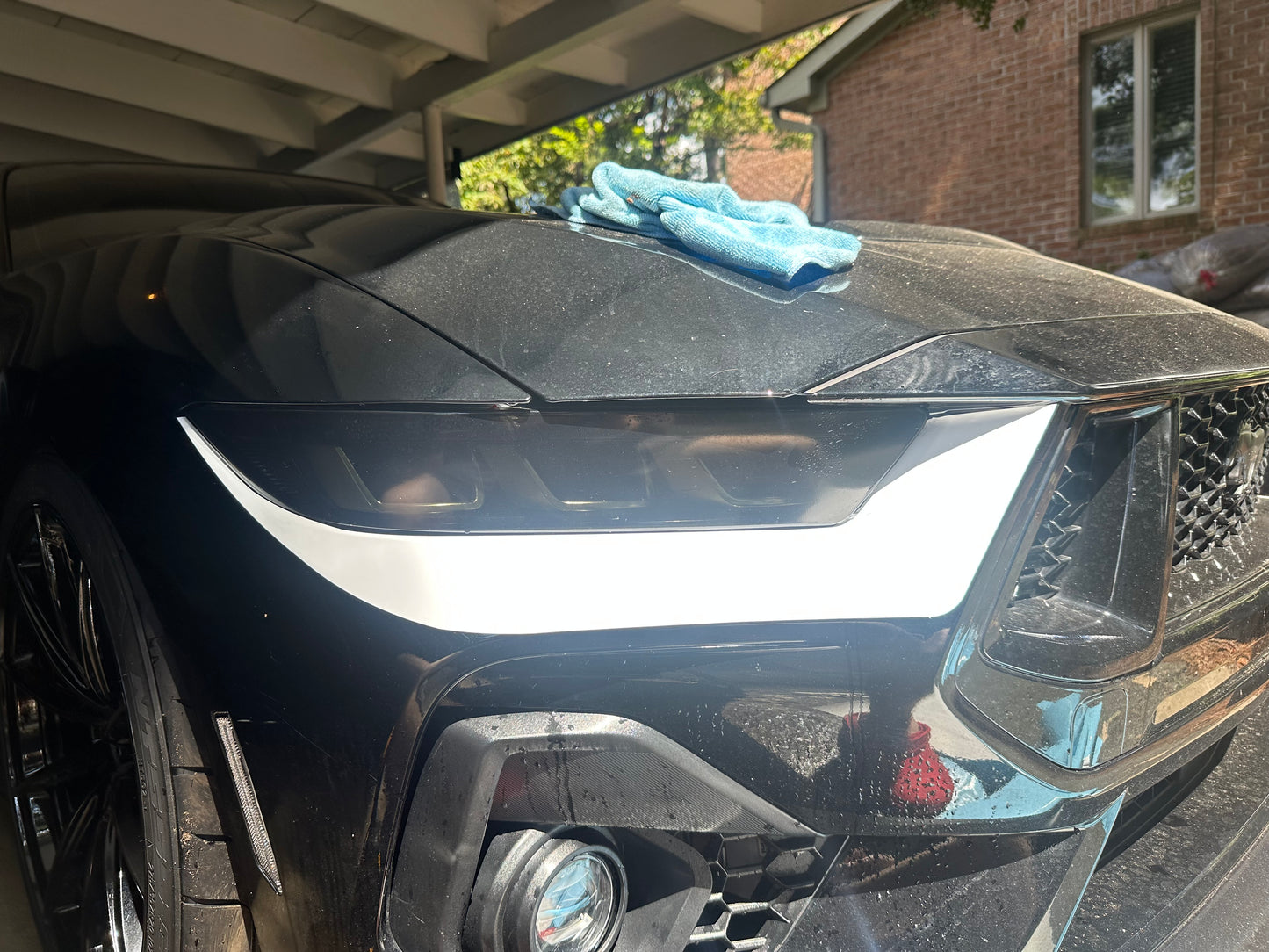 Front Bumper Headlight Accent Kit (2024+ Mustang)