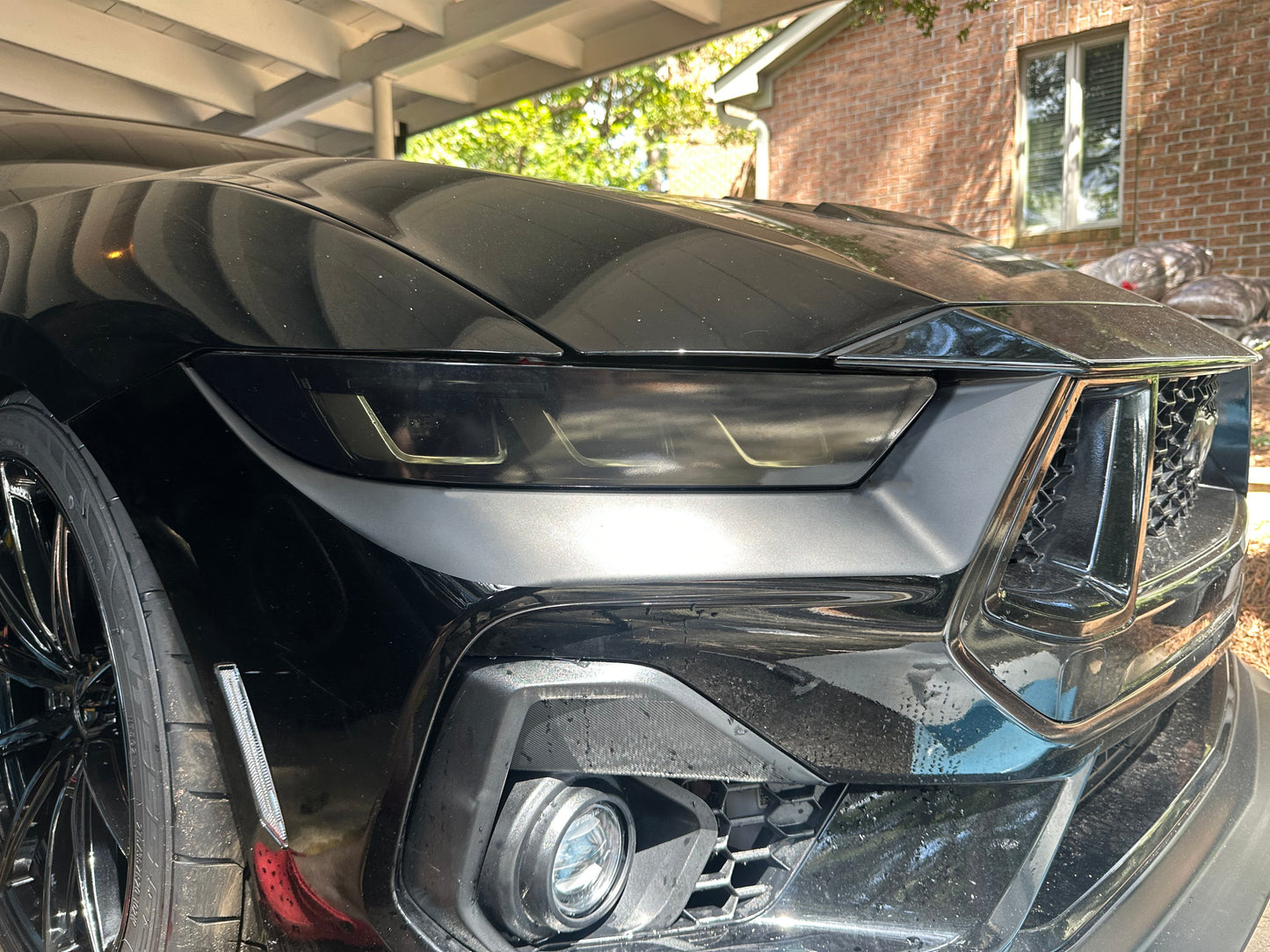 Front Bumper Headlight Accent Kit (2024+ Mustang)