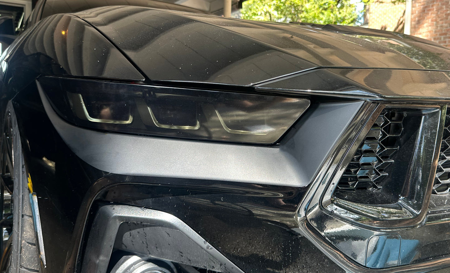 Front Bumper Headlight Accent Kit (2024+ Mustang)
