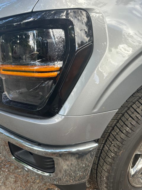 Headlight Amber Corner Vinyl Lens Tint (2024+ F150)