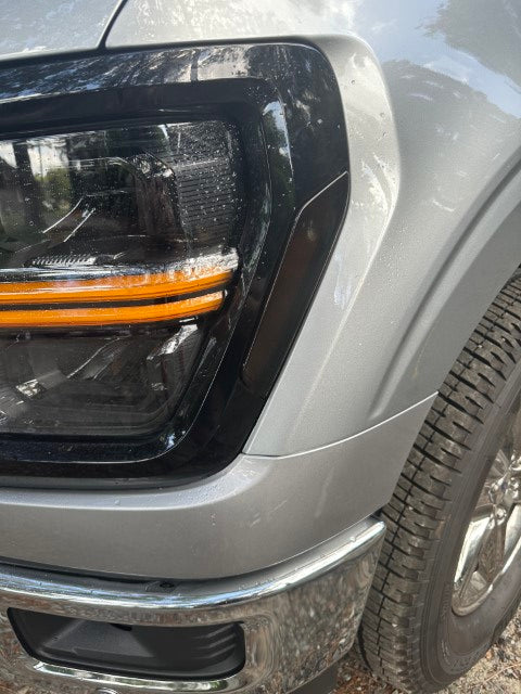 Headlight Amber Corner Vinyl Lens Tint (2024+ F150)