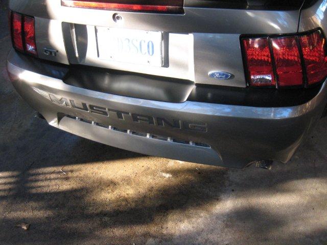 Top Bumper Complete Black Out Panel (1999-2004 Mustang)