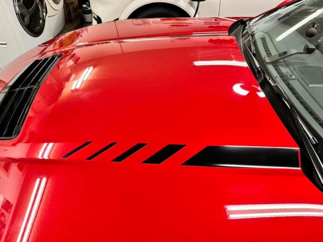Hood Line Accent Step Graphics (2024+ Mustang)