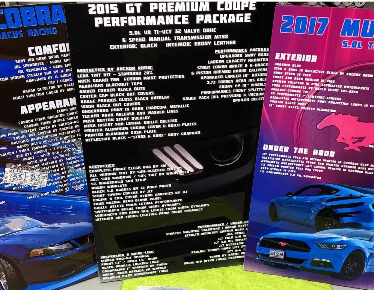Printed Aluminum Show Board