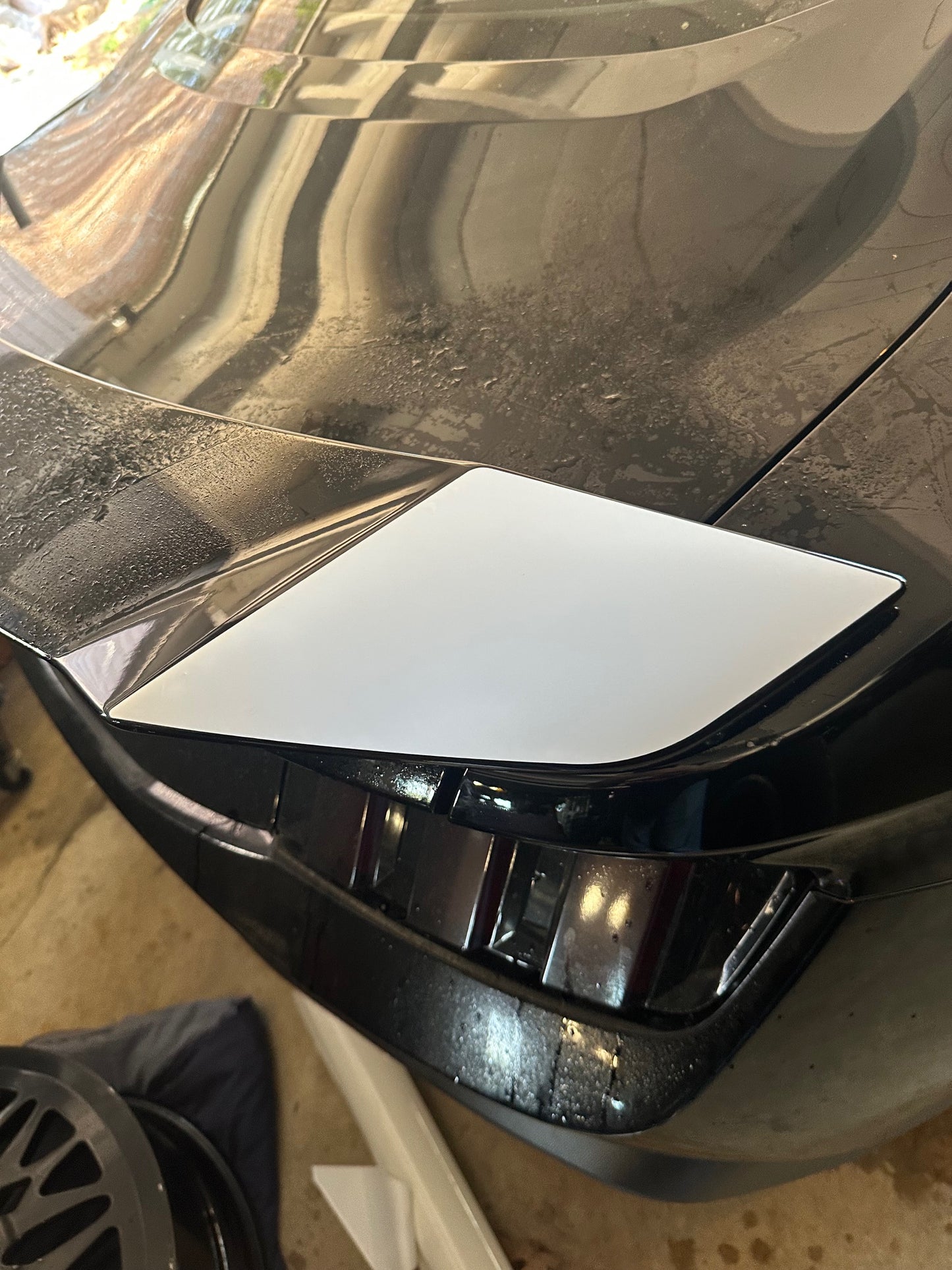 Spoiler Side Accent Vinyl Overlay (2024+ Mustang )