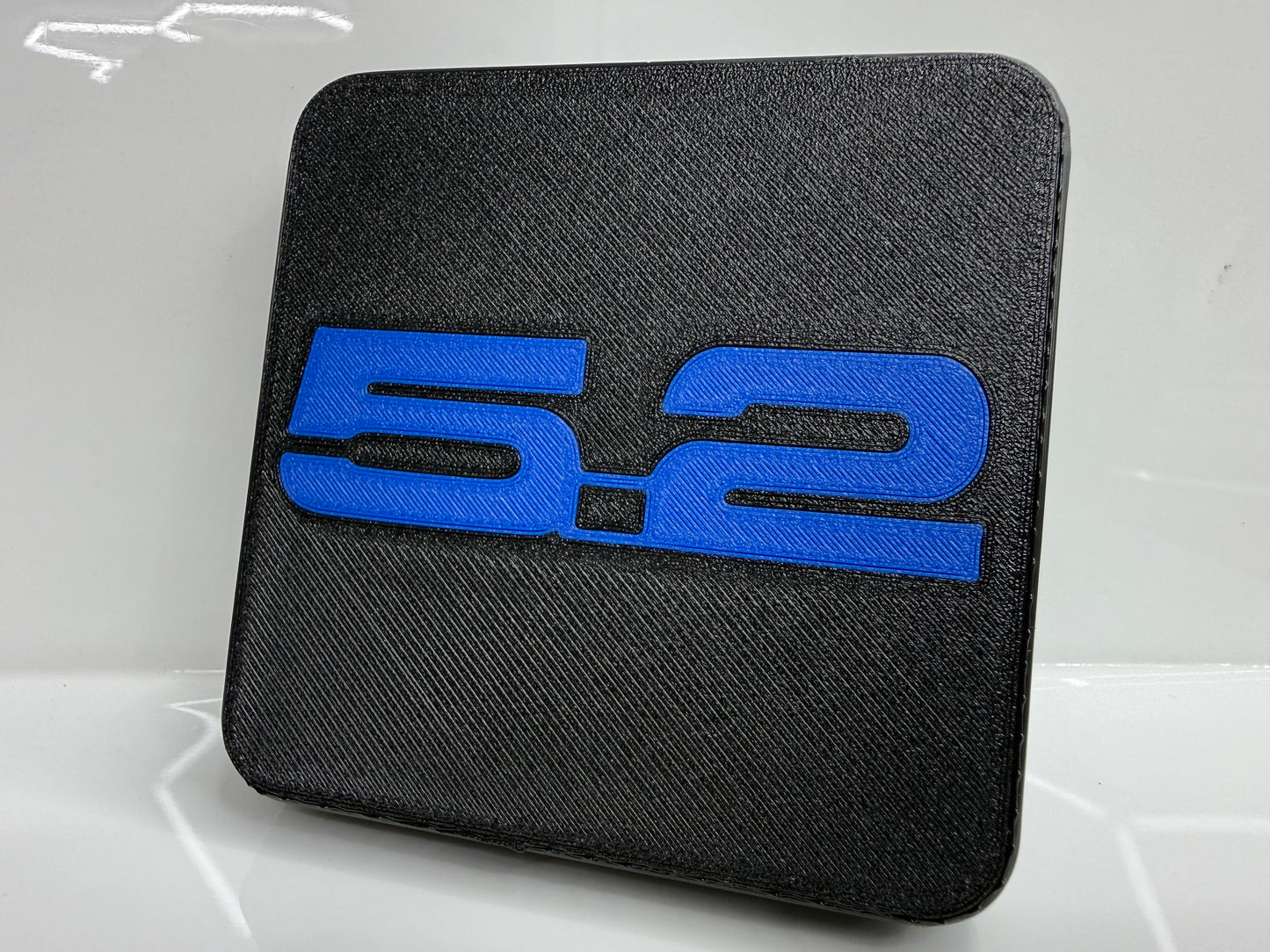 Heavy-Duty 2" Receiver Hitch Cover | UV Resistant ASA | High-Temp 3D Printed | No-Break Locking Tab | Trailer Hitch Plug