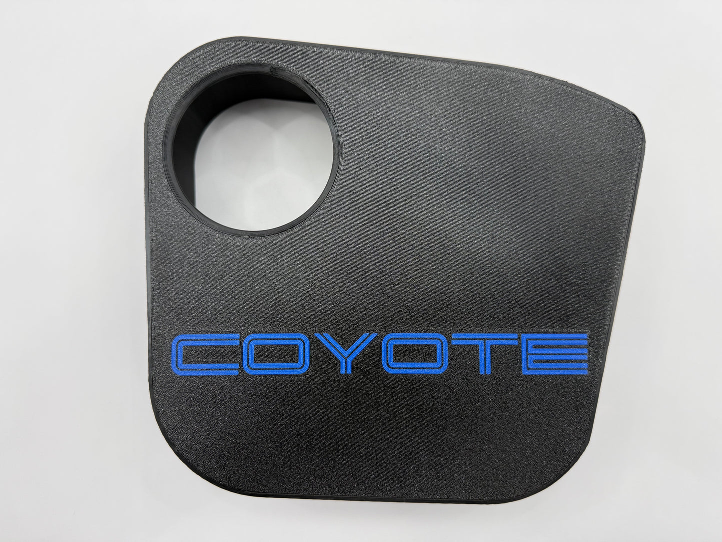 Coolant Tank Cover with Coyote Text (2024+ Mustang)