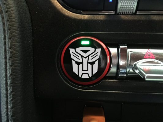 Push Button Decal "Autobot" (Charger/Challenger)