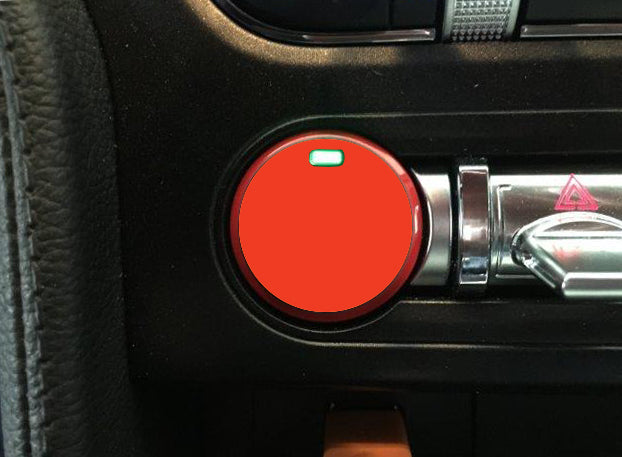 Push Button Decal Solid Color (2015-2017 Mustang)