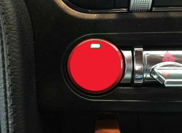 Push Button Decal Solid Color (2015-2017 Mustang)