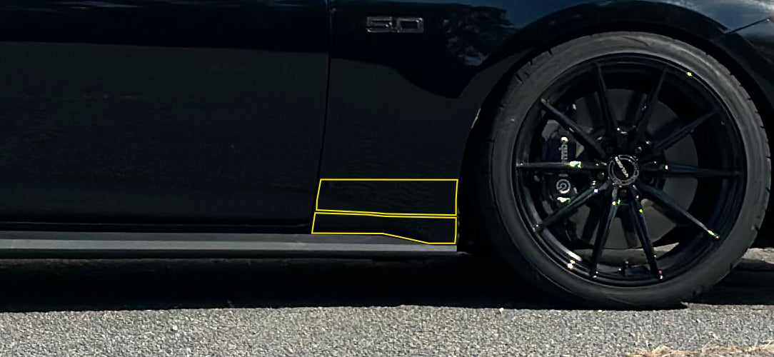 Paint Protection - Front & Rear Quarter Panels (2024+ Mustang)