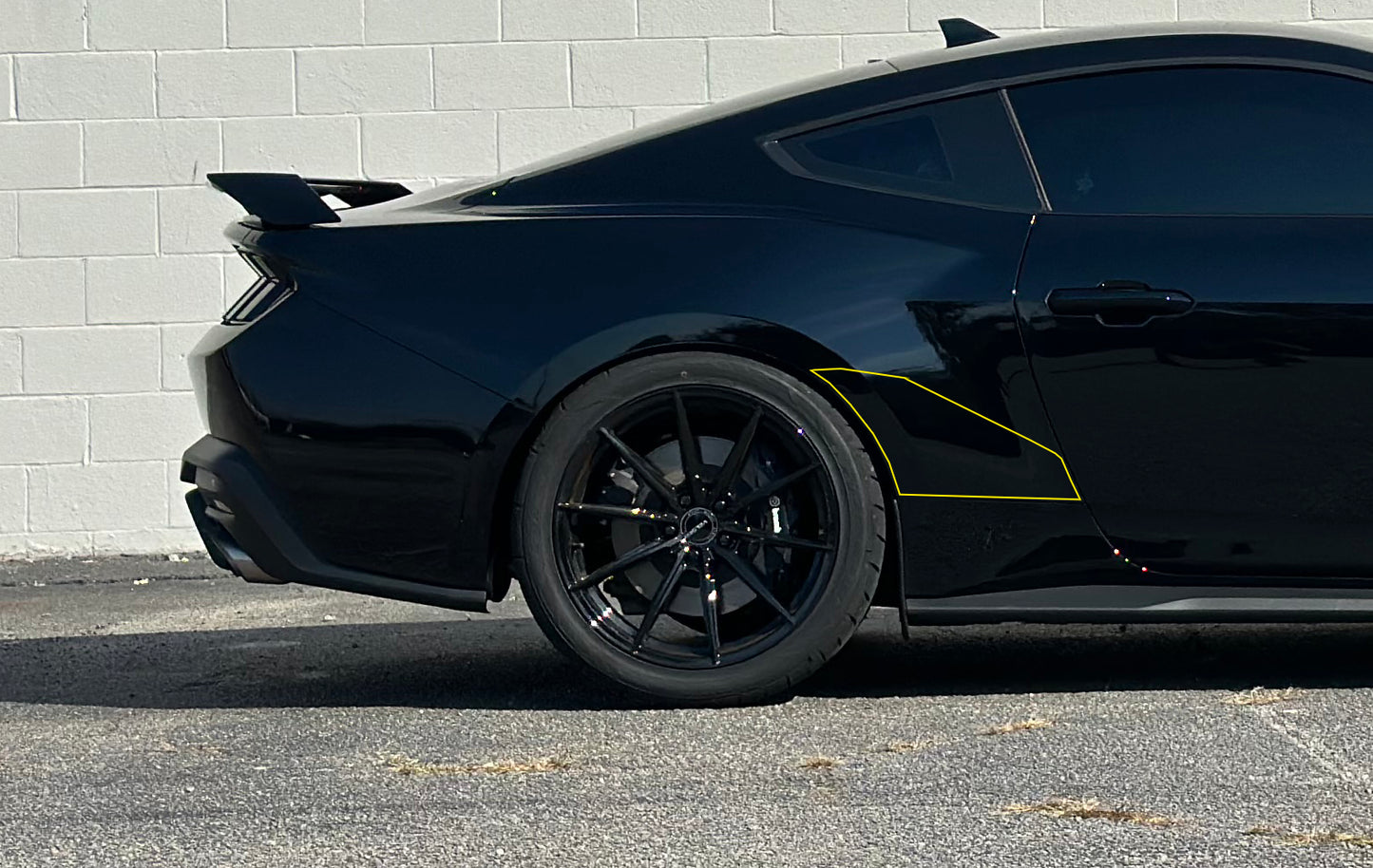Paint Protection - Rear Quarter Extra (2024+ Mustang)