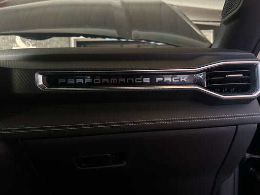 Large Aluminum Dash Plate [S7] Performance Pack (2024+ Mustang)