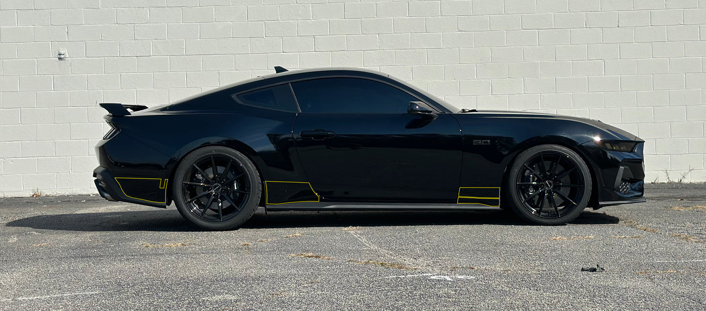 Paint Protection - Front & Rear Quarter Panels (2024+ Mustang)