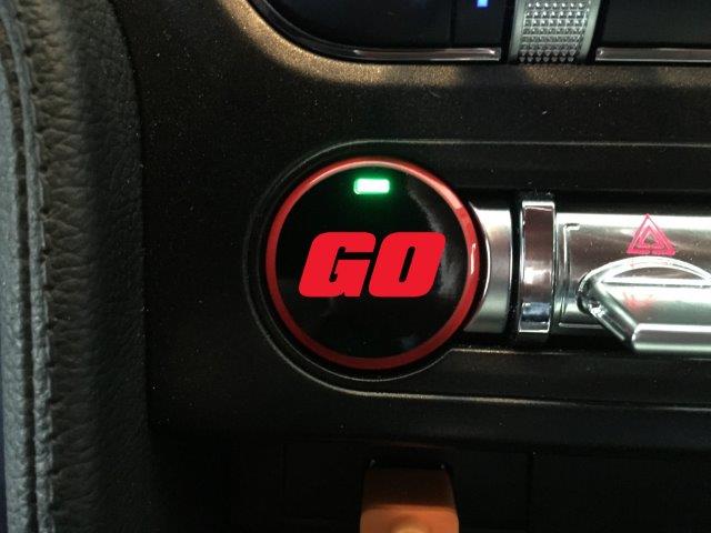 Push Button Decal "GO" (Charger/Challenger)