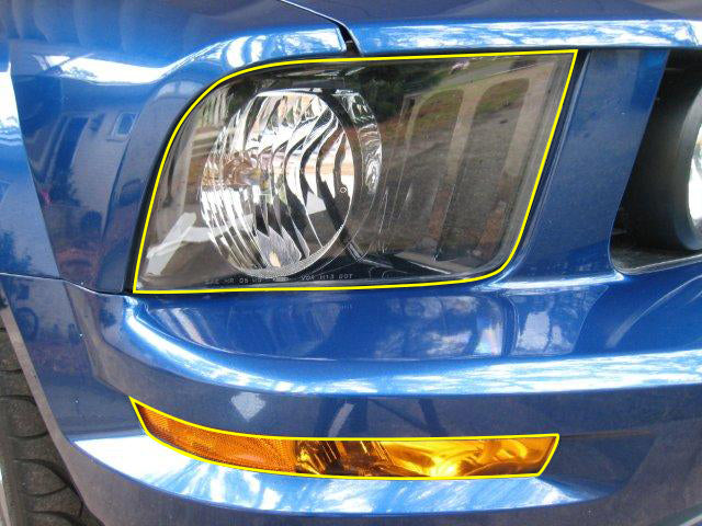 Paint Protection - Front Lens Tint Kit GT/V6 (2005-2009 Mustang)