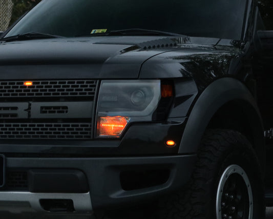 Headlight Amber Corner Vinyl (2009-2014 F150 & 2010-2014 Raptor)