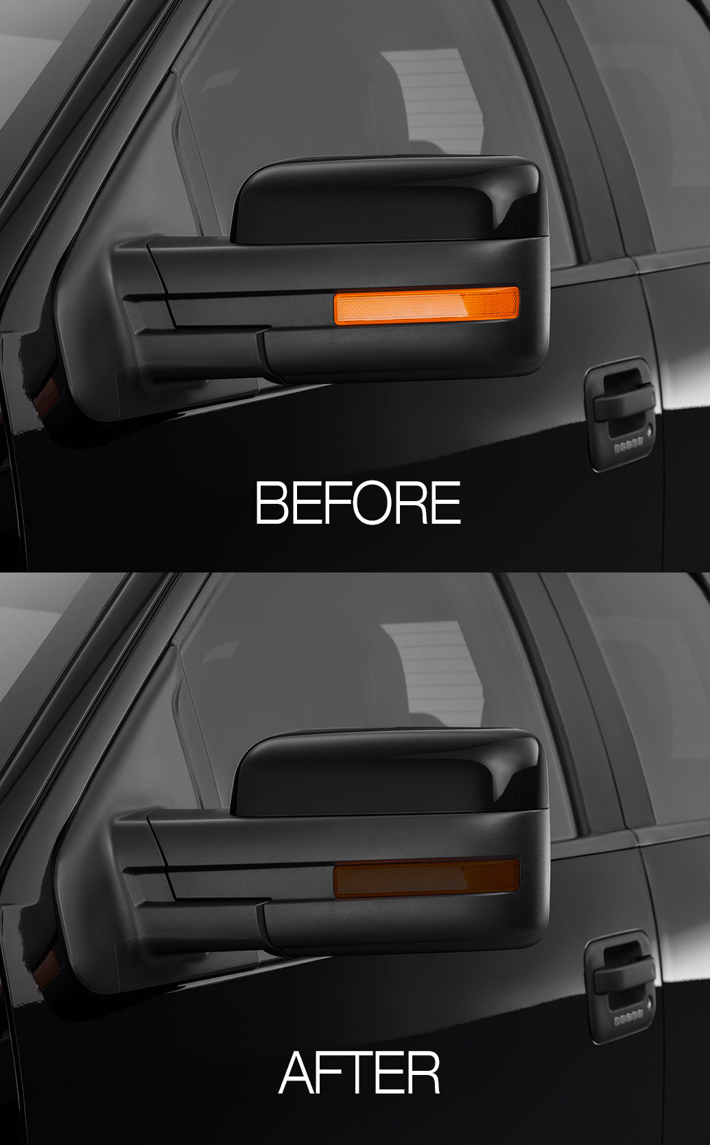 Mirror Marker Lens Vinyl Tint (2009-2014 F150 / 2010-2014 Raptor)