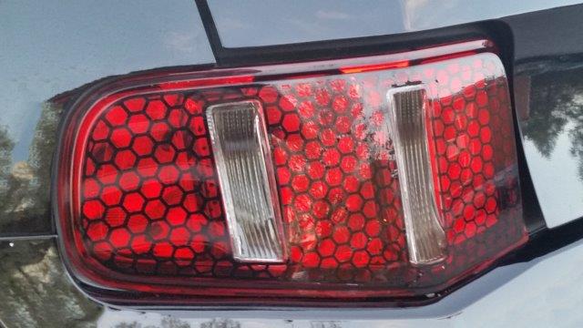 Tail Light Honey Comb Vinyl Overlay (2010-2012 Mustang)