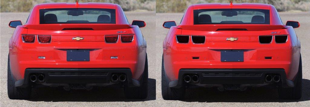 Front & Rear Lens Vinyl Tint Kit (2010-2013 Camaro SS)