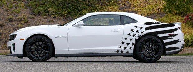 Reflective Stars & Bars Body Graphics (2010-2023 Camaro)