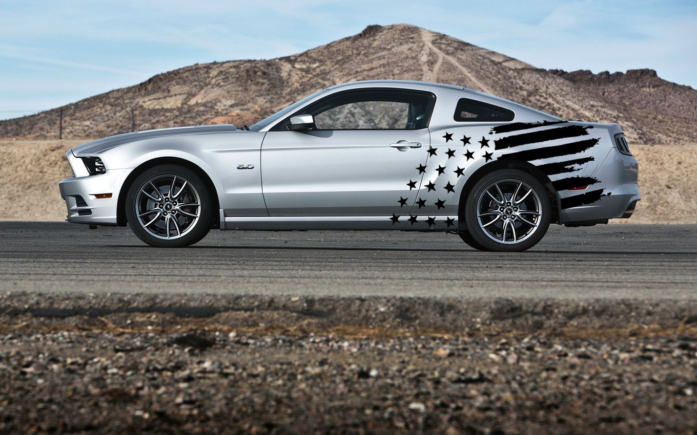 Stars & Bars Body Graphics (2010-2014 Mustang)