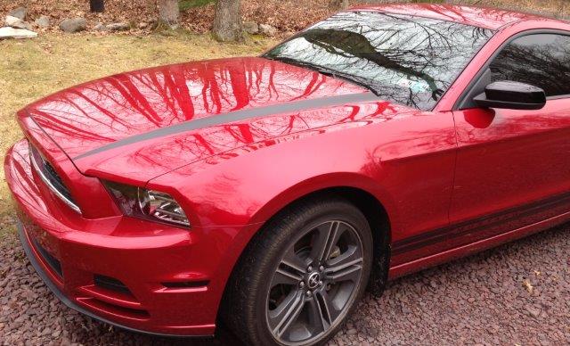 Hood Line Accents (2013-2014 Mustang)