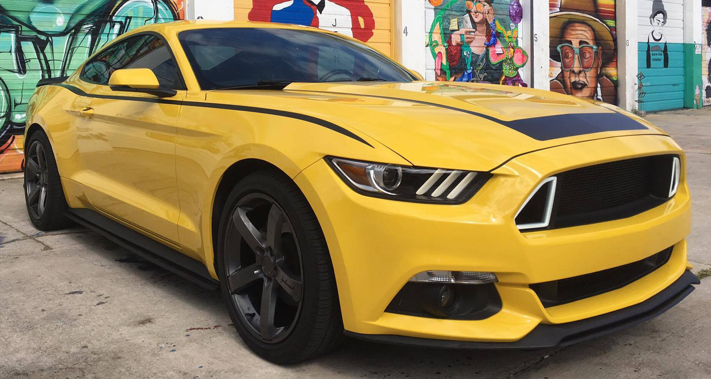 Combo U3 Hood Decal & Body Line Accents (2015-2017 Mustang)