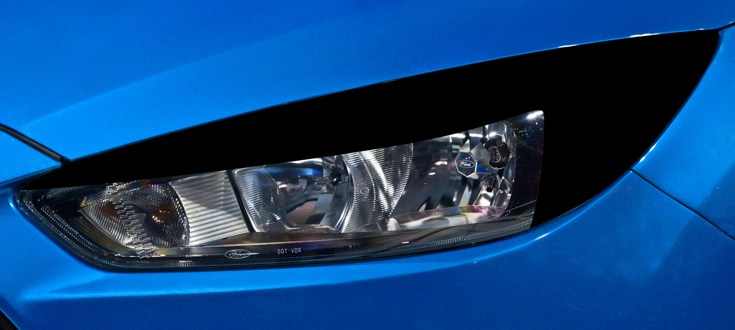 Full Headlight Amber Corner Lens Vinyl Black Out (2015-2018 Focus)