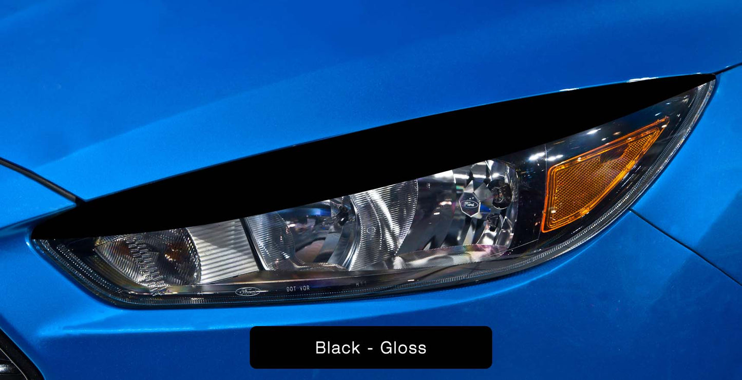 Headlight Top Vinyl Black Out Panels (2015-2018 Focus)