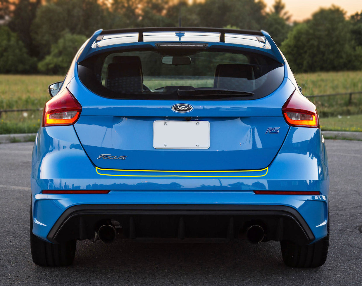 Paint Protection - Trunk/Top Bumper (2015-2018 Focus)