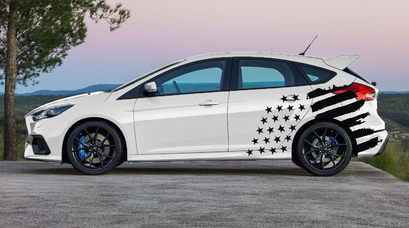 Reflective Stars & Bars Body Graphics (2015-2018 Focus)