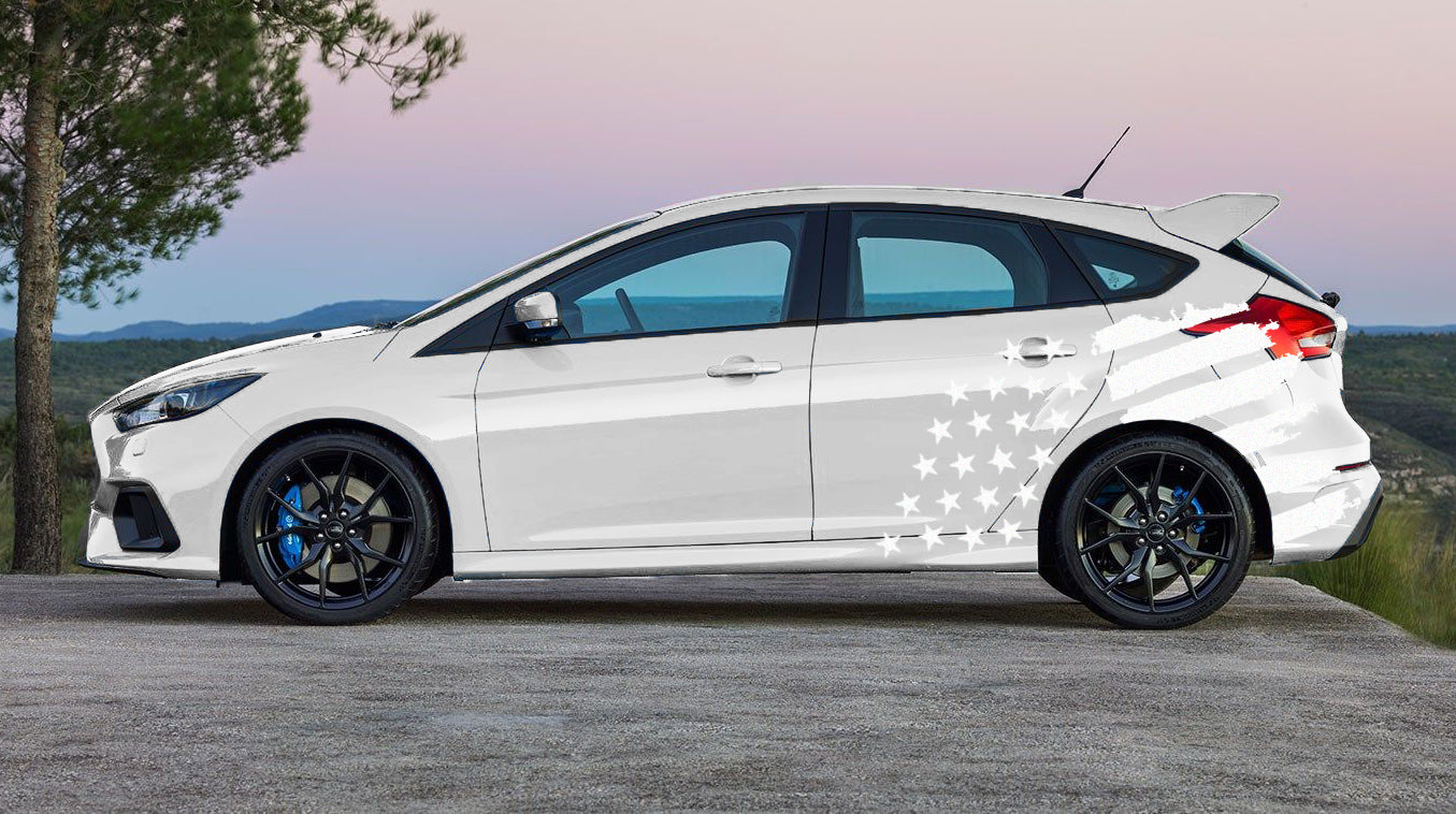 Reflective Stars & Bars Body Graphics (2015-2018 Focus)