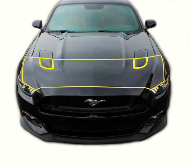 Paint Protection Hood (2015-2017 Mustang GT/EcoBoost/V6)