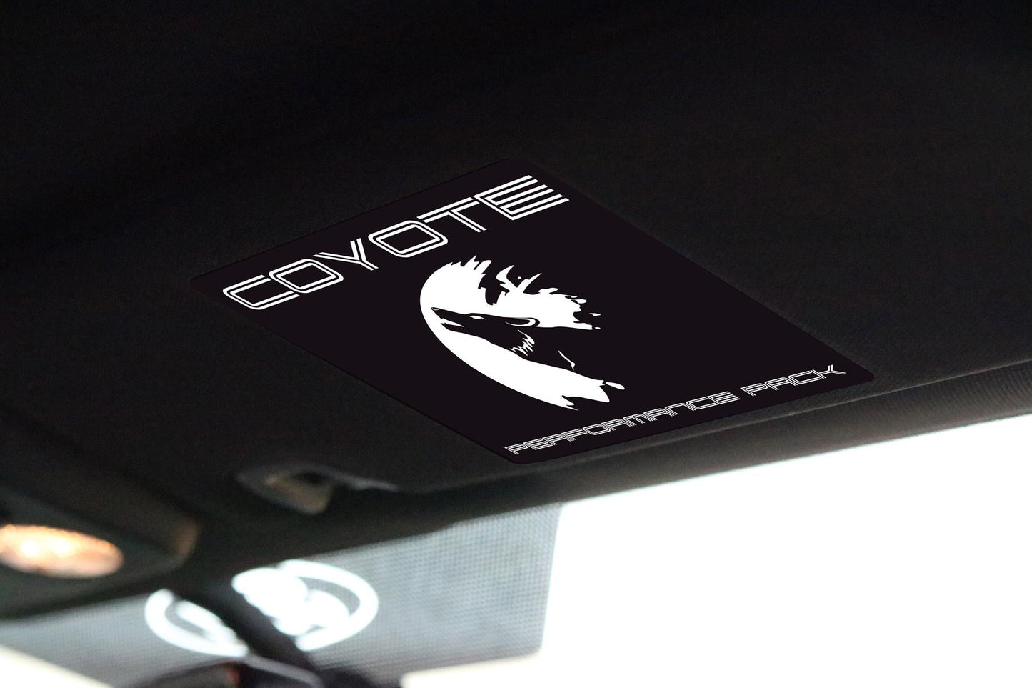 Visor Covers - Coyote Performance Package 2 (2015-2023 Mustang)