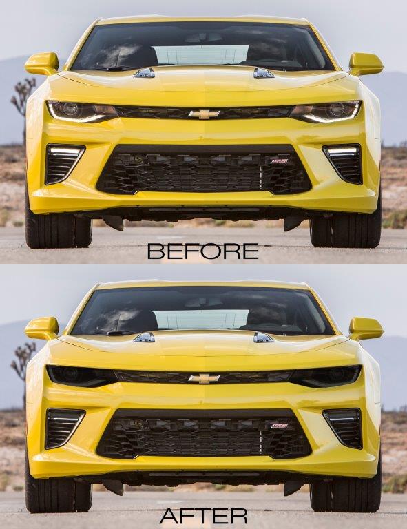 Front & Rear Lens Vinyl Tint Kit (2016-2018 Camaro SS)