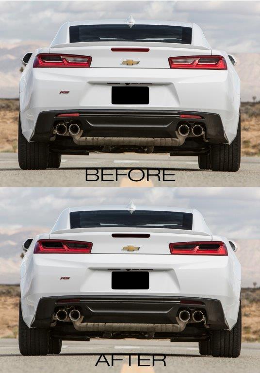 Front & Rear Lens Vinyl Tint Kit (2016-2018 Camaro RS)