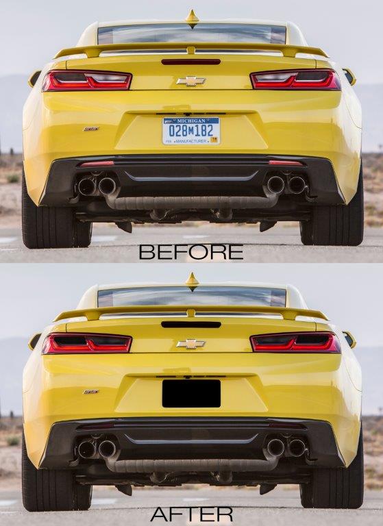 Front & Rear Lens Vinyl Tint Kit (2016-2018 Camaro SS)