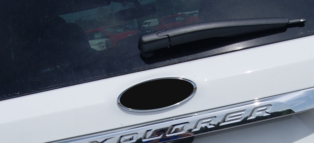 Badge Black Out Vinyl Front & Rear (2016-2019 Explorer)