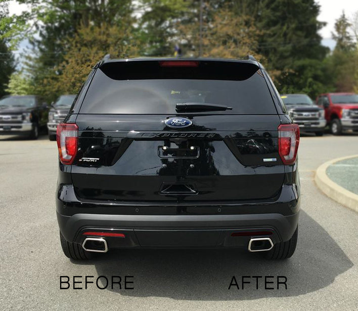 Rear Bumper Marker Lens Vinyl Tint (2016-2019 Explorer)