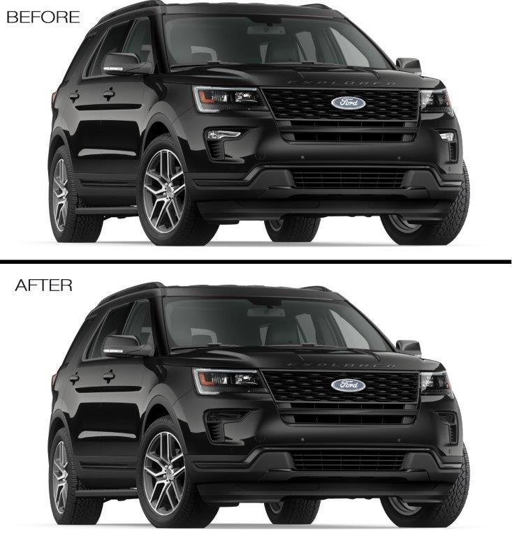 Fog Light Lens Vinyl Tint (2018-2019 Explorer)