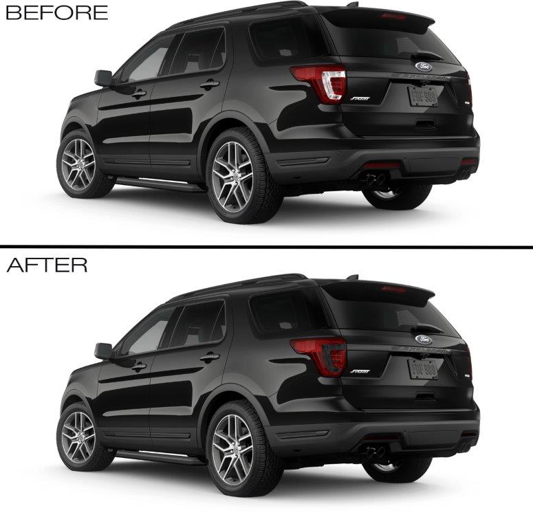 Front & Rear Lens Vinyl Tint (2016-2019 Explorer)