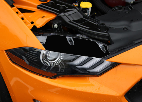 Headlight Top Vinyl Black Out Panels (2018-2023 Mustang)